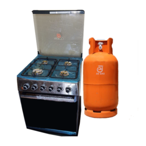 4 plate gas stove with 14kg gas cylinder
