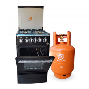 4 plate gas stove with 5 kg gas cylinder
